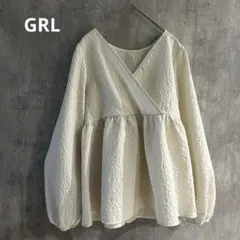 グレイル　チュニックブラウス　アイボリー　ふんわり可愛い　美品のサムネイル