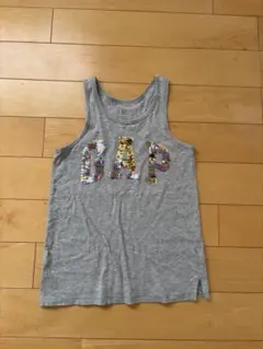 GAP キッズ タンクトップ グレー 140
