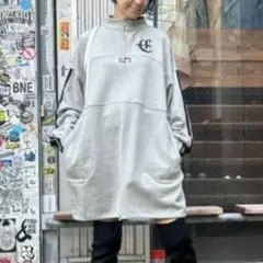 Candy Stripper HALF ZIP SWEAT ワンピース