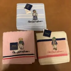 ポロ・ラルフ・ローレン ハンカチ 3枚セット