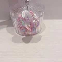 ホイップデコのり ボンボンドロップシール キーホルダー
