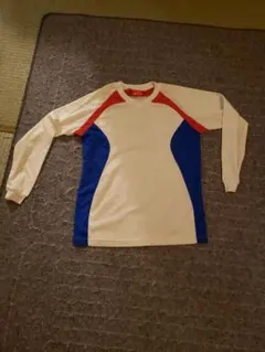 PUMA 長袖Tシャツ 160サイズ ホワイト/レッド/ブルー