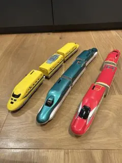 プラレール はやぶさ、こまち、ドクターイエロー