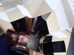 デパコスの空箱　５つ　資生堂　コーセー　アナスイ　中身はなし