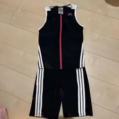 adidas スポーツ用水着セットアップMブラック・ホワイト・ピンクのサムネイル