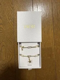 【新品未使用】Dior 星型チャーム ゴールドストラップ