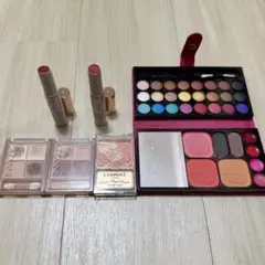 【メイク始めにおすすめ】一式セット ミニパレット アイシャドウ チーク リップ