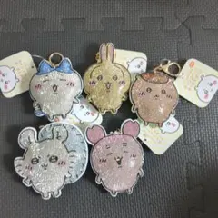 ちいかわ　ラインストーンキーホルダー２　5点セット