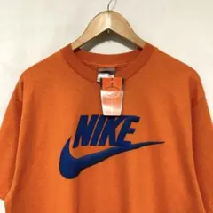 新品未使用 00s 古着NIKE ナイキ プリントTシャツ デカロゴ M