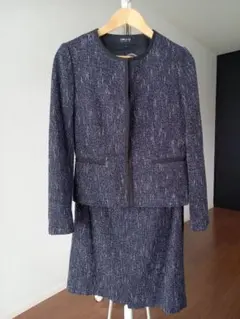 COMME CA ISM　ツイードセットアップ　Lサイズ　セレモニー