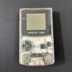 【ジャンク品】　ゲームボーイカラー　クリアパープル　本体