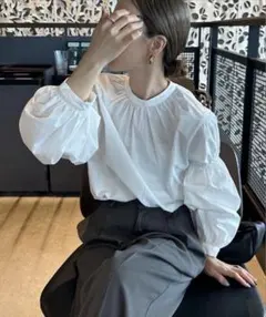 SELECTMOCA by son ボリュームギャザースリーブブラウス