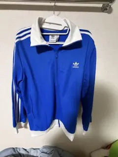 adidas ジャージ 青