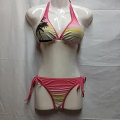 レディース 水着 ビキニ セパレート ヤシの木柄のサムネイル