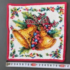 Lake Alster ベルと花の刺繍ハンカチ