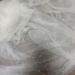 パール付きチュール生地 160×100cm