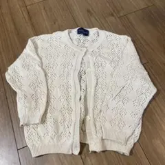 Tabatha Crayon アイボリー子供用カーディガン 110cm