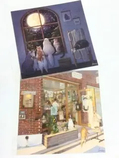 韓国猫雑貨 limduey イムデュイ ポストカード 2種