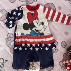 BABYDOLL ミニーマウスロンパース 80センチ