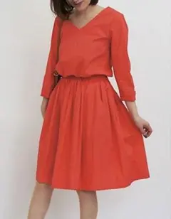 【31 Sons de mode】シャツワンピース バックリボン Vネック 美品