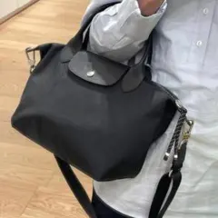 新品未使用 LONGCHAMP ルプリアージュハンドバッグ Sサイズ ブラック