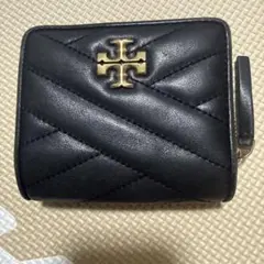 美品】トリーバーチ キルティング ラム レザー ラウンド ファスナー