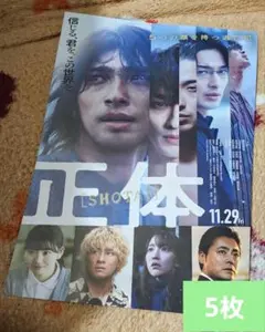 映画 正体　フライヤー5枚セット