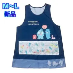 ぼのぼの✖️ハンギョドン★エプロン★新品★M-L★保育士さん★コラボ　さらさら素材のサムネイル