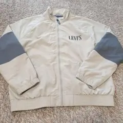 LEVI'S ベージュ グレー ジップアップジャケット