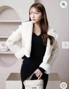 リップサービス リバーシブルムートンライダースジャケット