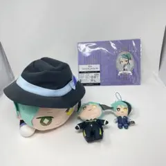 セット　ディズニー　ツイステ　チビ　ちびぐるみ  　ジェイド　ぬいぐるみ