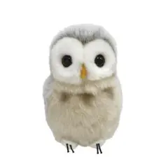 昭和レトロ オオイケ OIKE フクロウ ぬいぐるみ マスコット 白