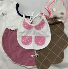 【みかん様専用】スタイ　2点セット　コニー&ピンクスタイ