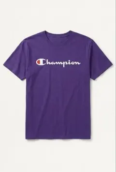 Champion チャンピオン メンズ 半袖Tシャツ 紫 パープル M