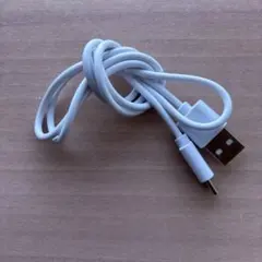USB充電ケーブル ホワイト　1m