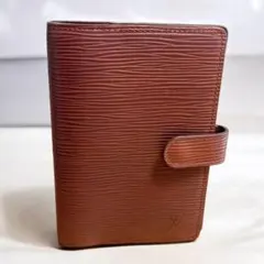 【美品】Louis Vuitton エピレザー 手帳カバー ルイヴィトン