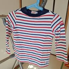 mikiHOUSE ストライプ 長袖カットソー 100cm