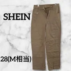 美品✨️SHEIN ベージュ チノパン サイズ28 M相当
