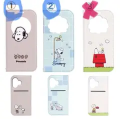 専用】⭐︎Hamee スヌーピー iPhone17 手帳型ケース窓付き 2セット