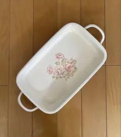 imane イマン　スプリングローズ　ホーロー　トレー