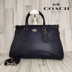 45 COACH コーチ　レザー　2WAY ハンドバッグ　ショルダーバッグ