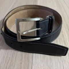 黒 レザー メンズベルト