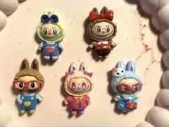 ラブブ　 デコレーションパーツ 5個セット
