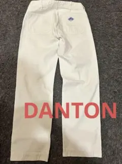 DANTON ダントン　ベイカーパンツ　ワークパンツ　ホワイトのサムネイル