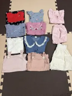 女の子 夏服 まとめ売り ワンピース、トップスなどのサムネイル