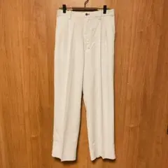 【ルコックスポルティフ】ゴルフパンツ ツータックパンツ ライトグレー L