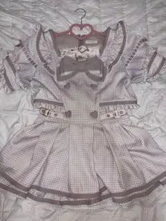 LIZLISA チョーカートレンチライクセットアップ ピンク