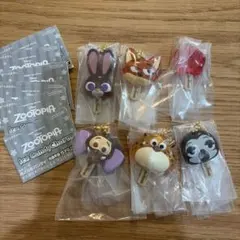 ズートピアアイスキャンディーチャーム　コンプリートセット