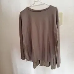 ☆AMERICAN HOLIC フリル 切り替え スウェット ベージュ☆