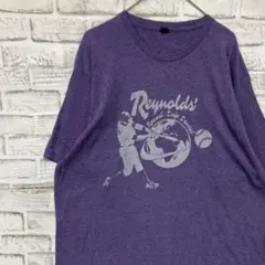 ユーロ古着ヴィンテージTシャツ！パープル半袖XL 0521